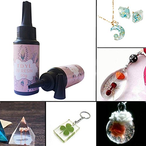 image for TDYL UV Resin Hard for DIY Jewelry Making Gule Type Ultraviolet Curing