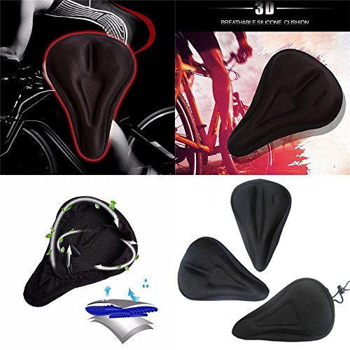 Ligntean Outdoor Cycling Accessories Sponge 3D Silicon Gel Saddle Pad Bicycle Seat Cover Cushion - Thumbnail 4