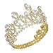 Crown Cake Topper Set for Kids Birthday Party Decoration Supplies Baby Princess Shower Party Decoration