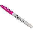SHARPIE Fine Point Permanent Markers, Magenta, 1 Count