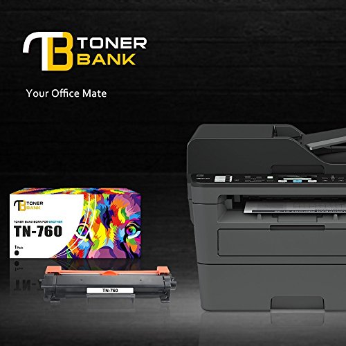 Toner Bank (NO CHIP) TN-760 Compatible Brother TN730 TN-760 TN760 TN770 Toner Cartridge for Brother HL-L2350DW HL-L2370DW HL-L2395DW HL-L2370DWXL HL-L2390DW DCP-L2550DW MFC-L2710DW MFC-L2750DW Printer