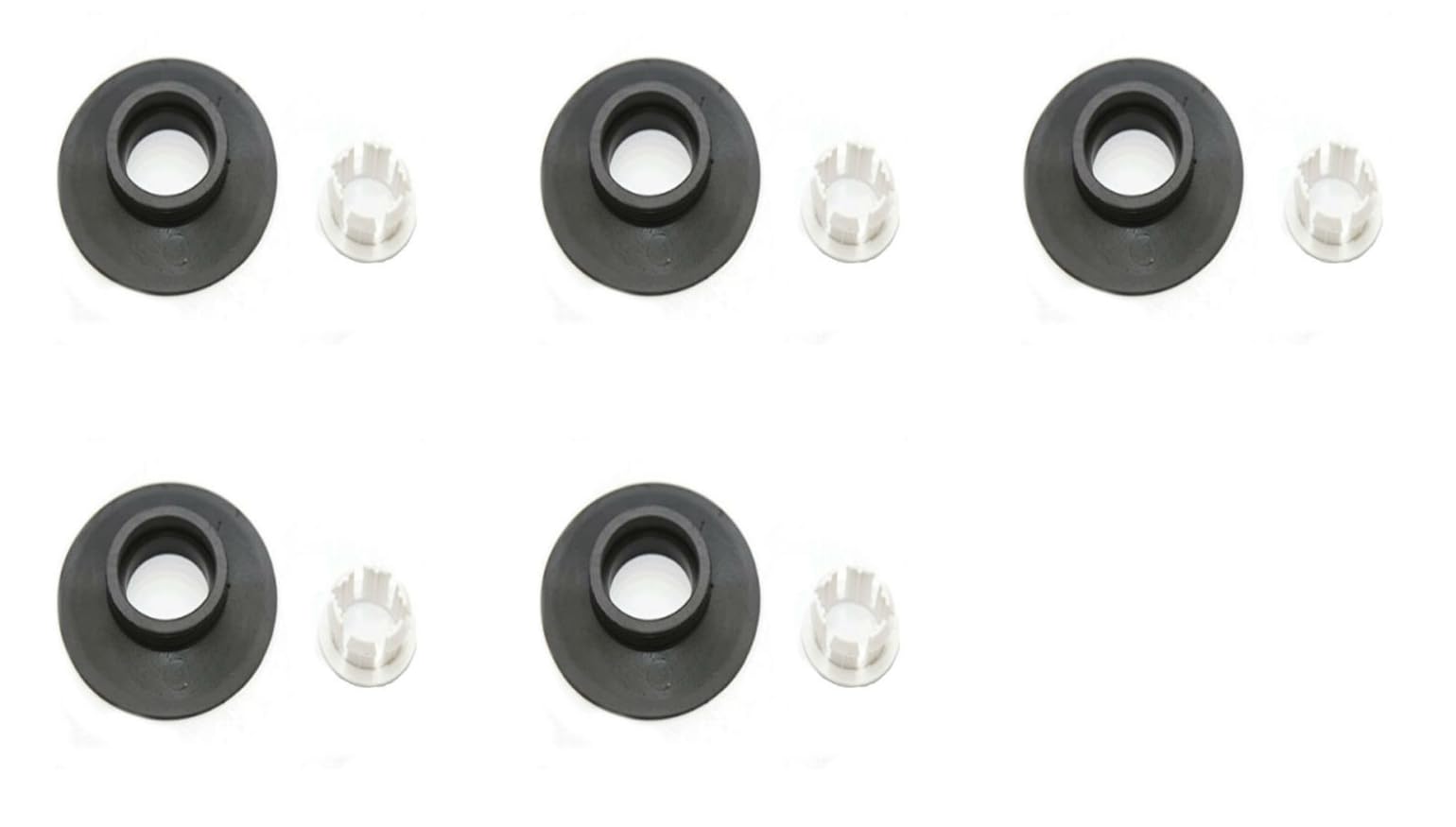 Pack of 5X Replacement Flush Valve Seal & Clips for Ideal Standard Armitage Shanks Flush Valves SV01967