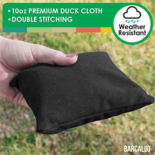 Barcaloo Cornhole Bean Bags Set of 8 Weather Resistant Duck Cloth