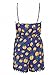 PERSUN Women's V-neck Pineapple Pom Poms Romper Playsuit