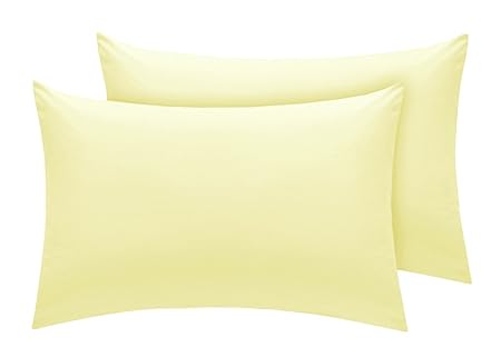 Linen Zone Easy Care 18 Colours Housewife Pillow Cases Pair