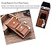 Ranboo Vertical Cellphone Holster Case with Clip Belt Loop Carabiner PU Leather Holster Pouch Carrying Case Waist Pouch Holder Sleeve for iPhone Xs Max XS 7/8 Plus Holster Galaxy S7/8/9 Plus Brown