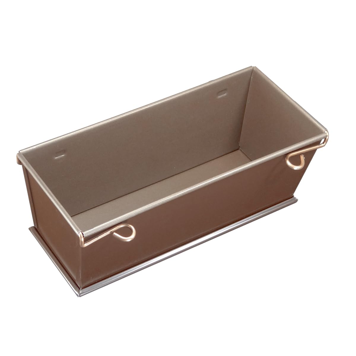 Paderno World Cuisine 11.875 by 4 Inch Non-Stick Pate Mold with Removable Bottom