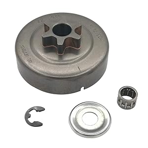 3/8 6T Clutch Drum Sprocket Washer E-Clip Kit for STIHL Chainsaw 017 018 021 023 025 MS170 MS180 MS210 MS230 MS250 Replacement NO. 1123 640 2003