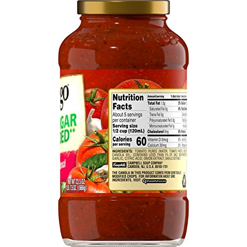 5 Prego+Pasta+Sauce+Sugar+Traditional