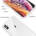 LONTECT Compatible iPhone Xs Max Waterproof Case Slim Thin Clear Full Body Protection Dust/Snow Proof Shockproof Built-in Screen Protector Cover Case for Apple iPhone Xs Max 6.5 2018, Transparent