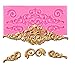 Joinor 4pcs Baroque Style Curlicues Scroll Lace Fondant Silicone Mold For Cake Border Decorations, Cupcake Topper, Jewelry, Polymer Clay
