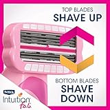 Schick Intuition f.a.b. Womens Razor with 1 Razor Handle and 2 Razor Blade Refill