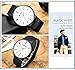 New CURREN Men Watches Fashion Classic Male Quartz Thin Dial Black Steel Watchband White 8257