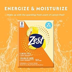 Lemon Peel Bar Soap by Zest - 8 Bars, 4 Oz - Rich