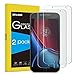 SPARIN [2 Pack] Moto G4 Plus Screen Protector, Tempered Glass Screen Protector for Motorola Moto G4 Plus 5.5 Inch with Ultra Clear, Scratch Resistant, Cutout for Fingerprint Sensor