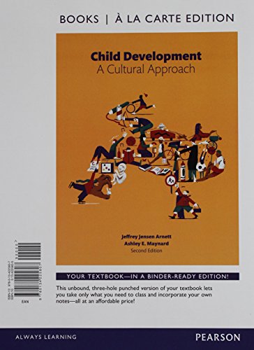 Child Development: A Cultural Approach, Books a la Carte Plus NEW MyPsychLab -- Access Card Package (2nd Edition)