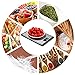 LanSheng, Food Scale, 10Kg/1g Multifunction Precision Kitchen Scale Weight Grams and oz, 7 Unit/Auto-Off/HD LCD Display/Stainless Steel Surface/Touch Button (Batteries Included)