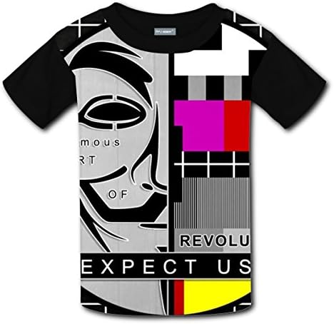 We are Anonymous T-Shirt Short Sleeve Tee Shirt Black 2017 Cute Graphic Print
