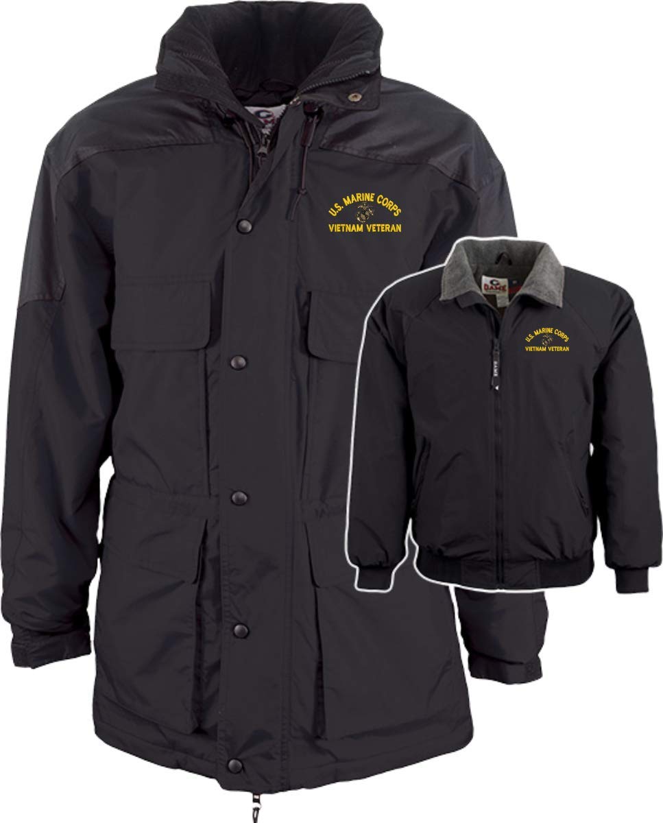 U.S. Marine Corps Eagle Globe and Anchor Vietnam Veteran Game Sportswear Yukon 3-in-1 Jacket