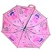 Cartoon Children Umbrella Regular Handle For Kids - Pink Peppa Pig (muddy puddles, pink)