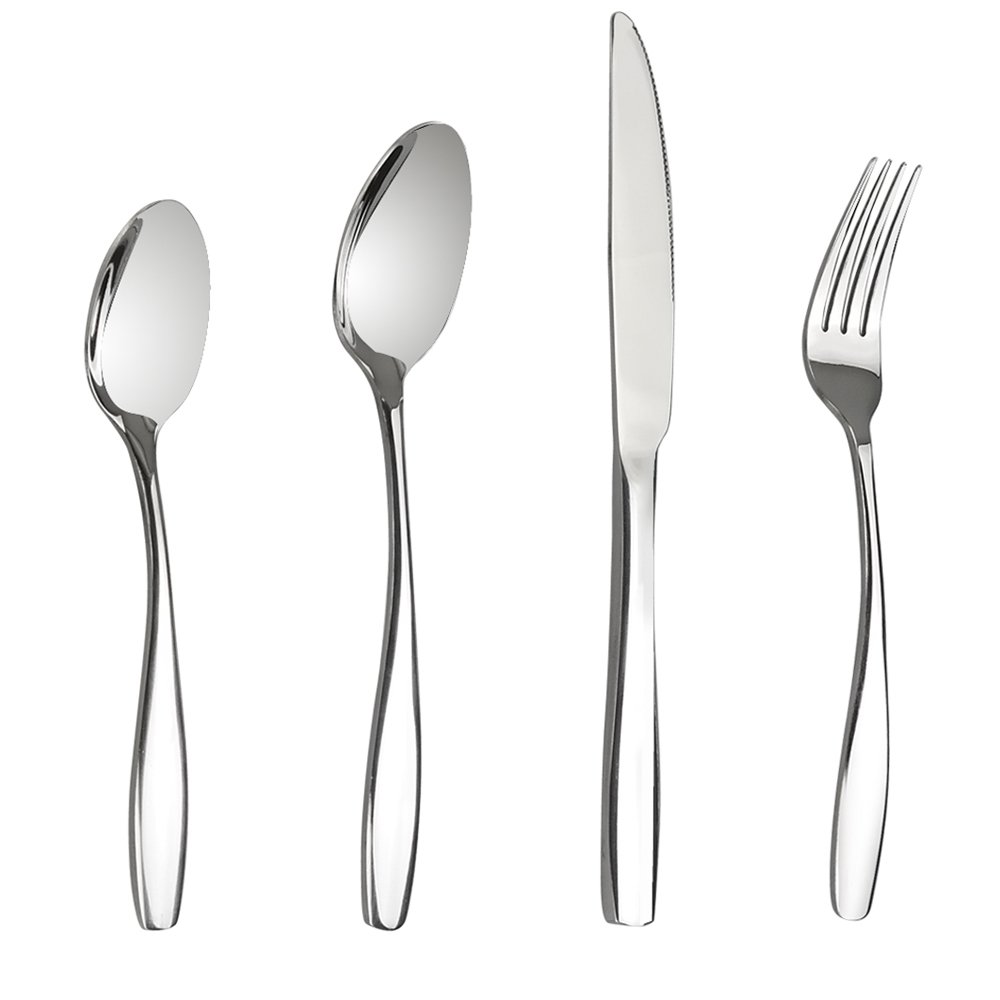 Gitany Tableware Flatware Set, Cutlery Sets 24 Pieces, Service for 6 Person
