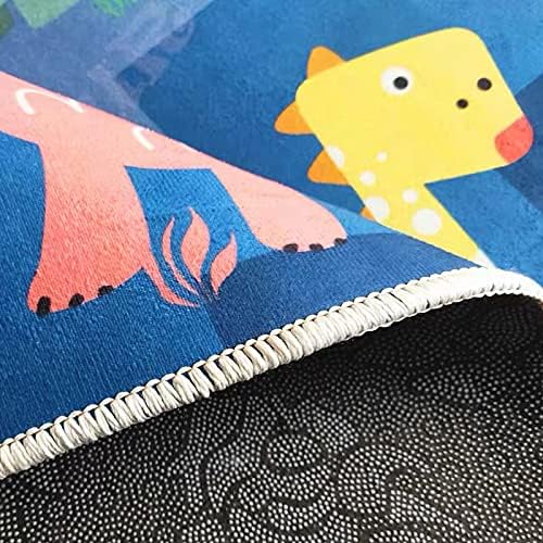 HB.YE Kids large Play Mat Baby Soft Durable Rugs Children Colorful Animals Carpet Living Room Decor Gifts 80 * 160 CM (Dinosaur) - Image 4
