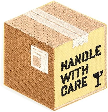 These Are Things Handle With Care Embroidered Iron On or Sew On Patch