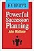 Powerful Succession Planning - Book by John Mattone