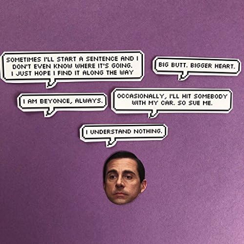Michael Scott Quotes Sticker Set #2