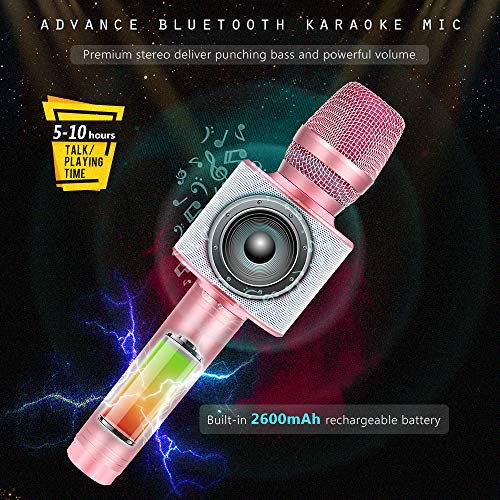 4 BONAOK+Upgraded+%25E3%2580%2591Bluetooth+Microphone+Rechargeable