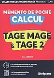 Mémento de poche calcul Tage Mage & Tage 2 by 