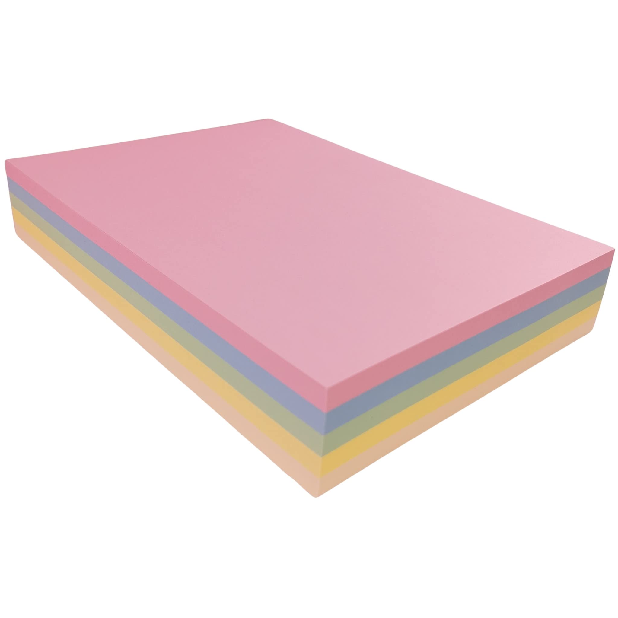 BCreativetolearn A4 Assorted Pastel Coloured Card 160gsm 250 Sheets 5 Colours - Use for Card Making, Printing, Copying, Drawing, Arts & Crafts.