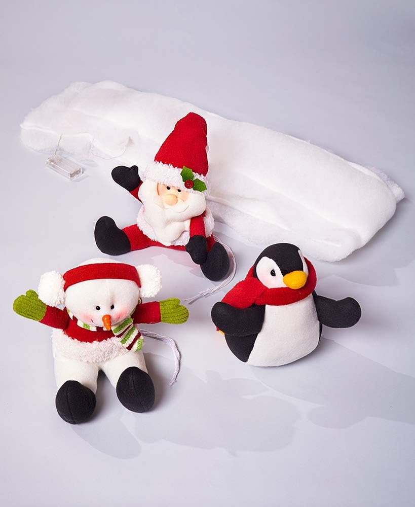 Amazon Com Lci Decorative Holiday Snow Surfing Set Handrail Wrap