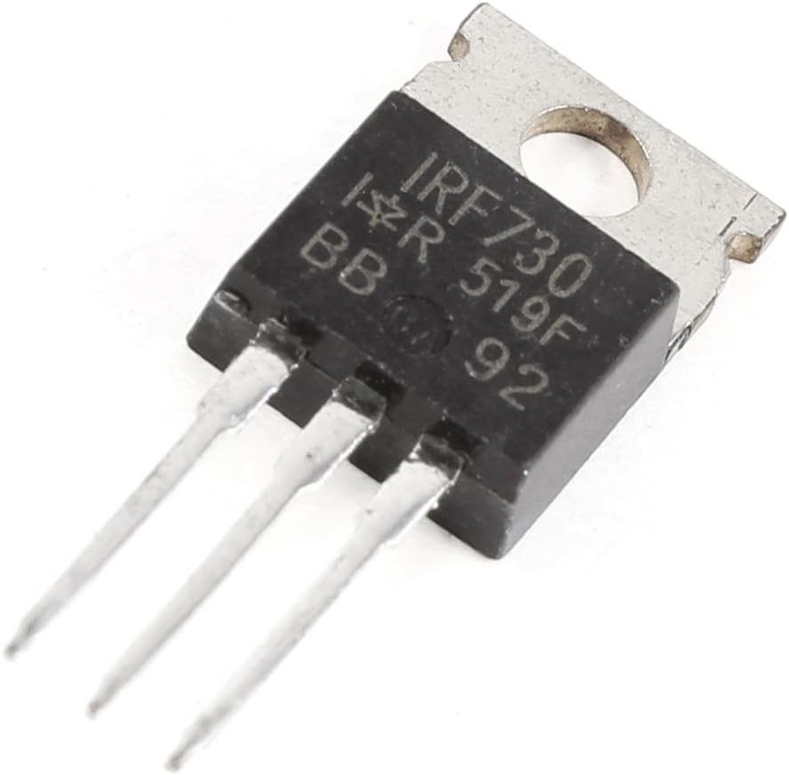 IRF730 3 Pin NChannel MOSFET Transistor 400V 5.5A 1 Ohm Amazon.co.uk