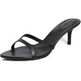 Como Black Daisy Heels by Tony Bianco