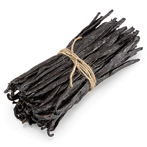 Slofoodgroup Gourmet Vanilla Beans 1 Pound Grade A Bourbon Variety Vanilla Pods from Uganda, Vanilla Beans For Cooking, Baking and Homemad...