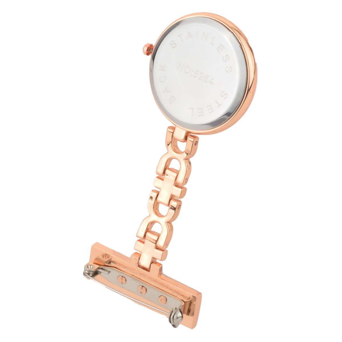 MODIWEN Nurse Alloy Case Women Watches with Rolling Bead Rhinestones Bezel Doctor Hanging Watch