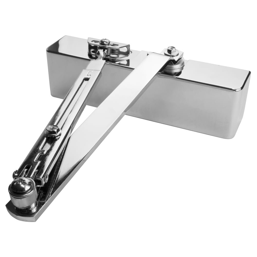 Excel Hydraulic Fire Rated Door Closer Size 2-4 by Valve Brass Polished Satin Silver Polished Chrome Plated