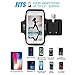 iPhone Xs Max Armband.YOCHOS Large Running Armband, Fits iPhone Xs XR X 8 7 6s Plus in Otterbox Defender Case, Armband for S8/S9 Plus,S6/S7 Edge, Note8/9, Key/Card Holder[Compatible with Phone Case]