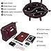 Laptop Bag for Women,15.6 Inch Multi Pocket Padded Laptop Tote Bag,Computer Bags for Women,Burgundy