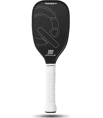 Pickleball Training Paddle – Sweet Spot Practice Paddle, Raw Carbon Fiber, Long Handle, For Spin & Accuracy Drills (Includes Cover)