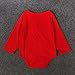 SUPPION 2016 Baby Christmas Romper Jumpsuit Long sleeve Outfit Set (12M, Red)
