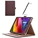 ProCase ASUS ZenPad S 8.0 Z580C Case (2015 ZenPad Z580C,Z580CA) with bonus stylus pen - Stand Cover Folio Case for ASUS ZenPad S 8.0 Z580C, Multiple Viewing angles, Document Card Pocket (Brown)