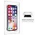 Simpeak 3D-Curved Tempered Screen Protector Film for iPhone X (iPhone 10), 9H Hardness, Bubble Free, Anti-Fingerprint with Applying Tool, Black
