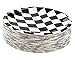 BLUE PANDA 80 Pack Race Car Checkered Flag Paper Plates for Boys Racing Birthday Party Supplies (9 x 9 In)