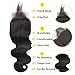 Brazilian Virgin Hair 3 Bundles with Closure Unprocessed Body Wave Human Hair Bundles with Lace Closure Free Part 14 16 18 with 14 Closure (14 16 18+14)