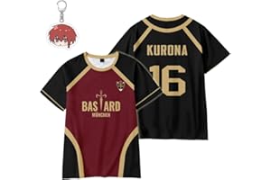 SODAMEOW Blue Lock Jersey Blue Lock Munchen Shirt Anime Costume Isagi Cosplay Yukimiya