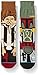 Star Wars Bounty Hunter Boba Fett Han Solo Character Mens Socks (Sock Size:10-13/Shoe Size: 6-12 9-12)