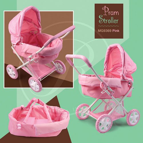 pink pram stroller