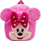 Kids School Bag Soft Plush Backpack Cartoon Toy, Children's Gifts Boy Girl/Baby/ Decor School Bag For Kids (Minnie)